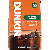 Dunkin&rsquo; Decaf Medium Roast Ground Coffee, 18 Oz. Bag