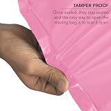 iSOUL 100 Mixed Mailing Bags 6x9 to 12x16 Self Seal Pink 60µm view 5