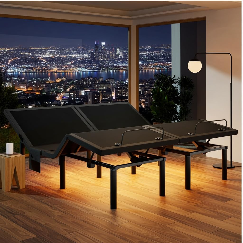 Photo 1 of ***TRUCK/TRAILER PICKUP ONLY***
Marsail NS0 Split Twin Adjustable Bed Base,Smart Dual Motor Frame, Zero Gravity, Anti-Snore, Wireless Remote, 4 USB Ports & Under Bed Lighting, Quick 3-Min Setup