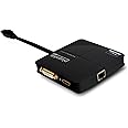 Plugable USB 3.0 Universal Mini Laptop Docking Station for Windows and Mac (Dual Video HDMI and DVI/VGA, Gigabit Ethernet)