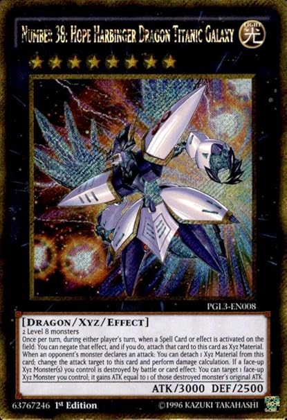 Pgl3 En007 Hope Woven Dragon Spider Shark Gold Secret Rare Yugioh Number 37 Yu Gi Oh Individual Cards Collectible Card Games