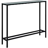 SEI FURNITURE Darrin Narrow console table, Black