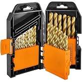 WARRIOR 29-Piece Titanium Nitride High Speed Steel Drill Bit Set