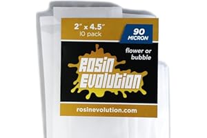 Rosin Evolution Press Bags - 90 micron (2" x 4.5") - 10 pack