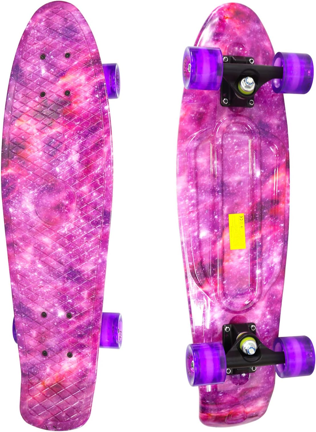 Scale Sports 27 Skateboard Complete Street Retro Cruiser Print Deck