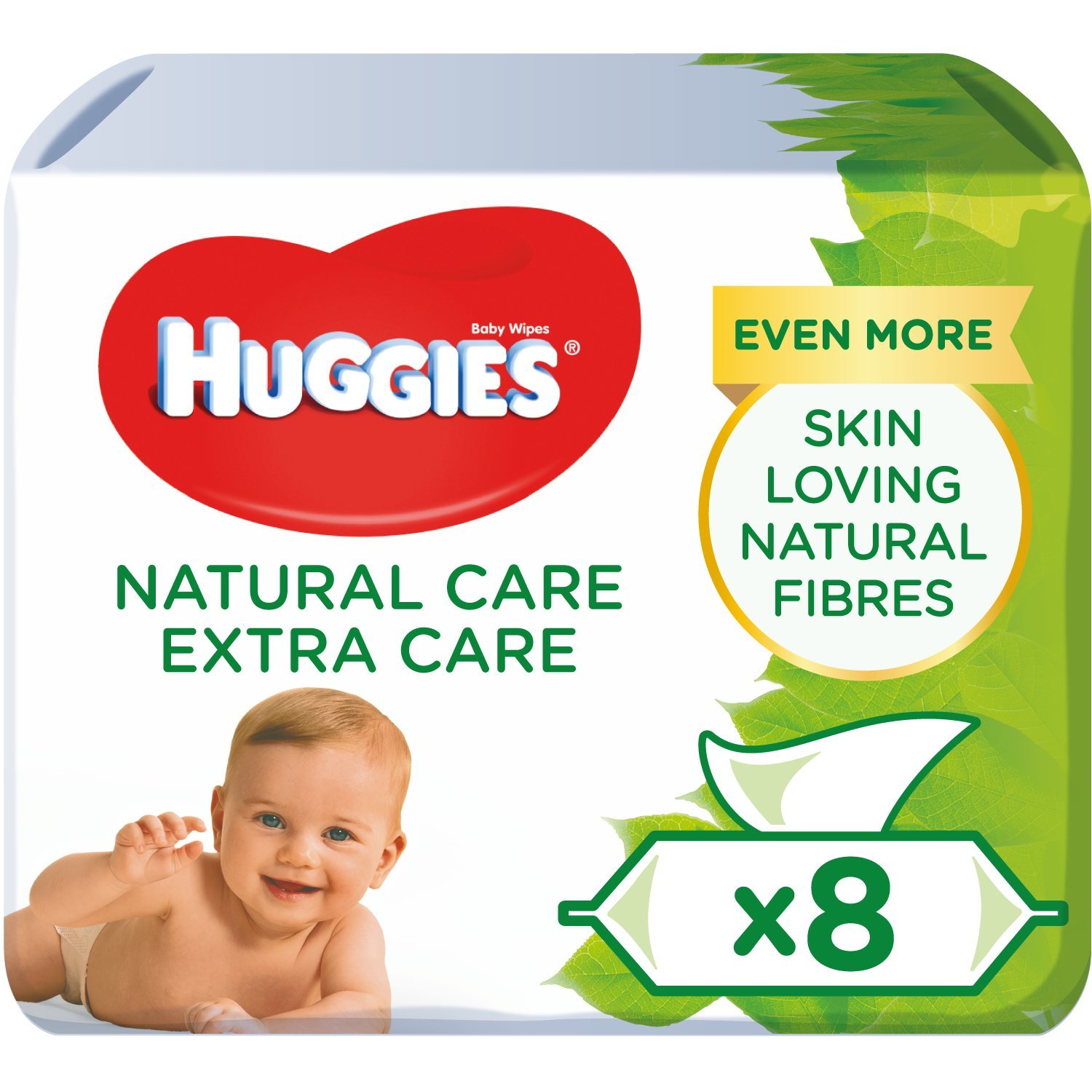 Huggies Baby Wipes, Natural Care Extra Care Sensitive Baby Wipes, Pack