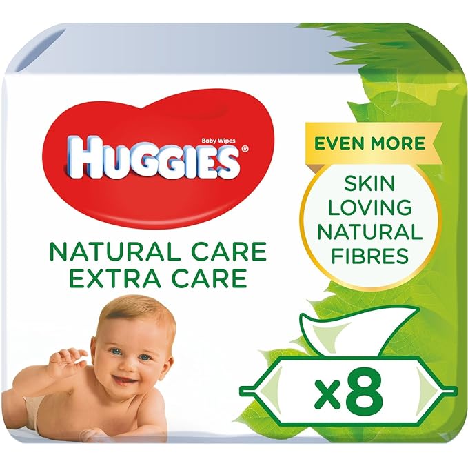 Huggies Baby Wipes, Natural Care Extra Care Sensitive Baby Wipes, Pack