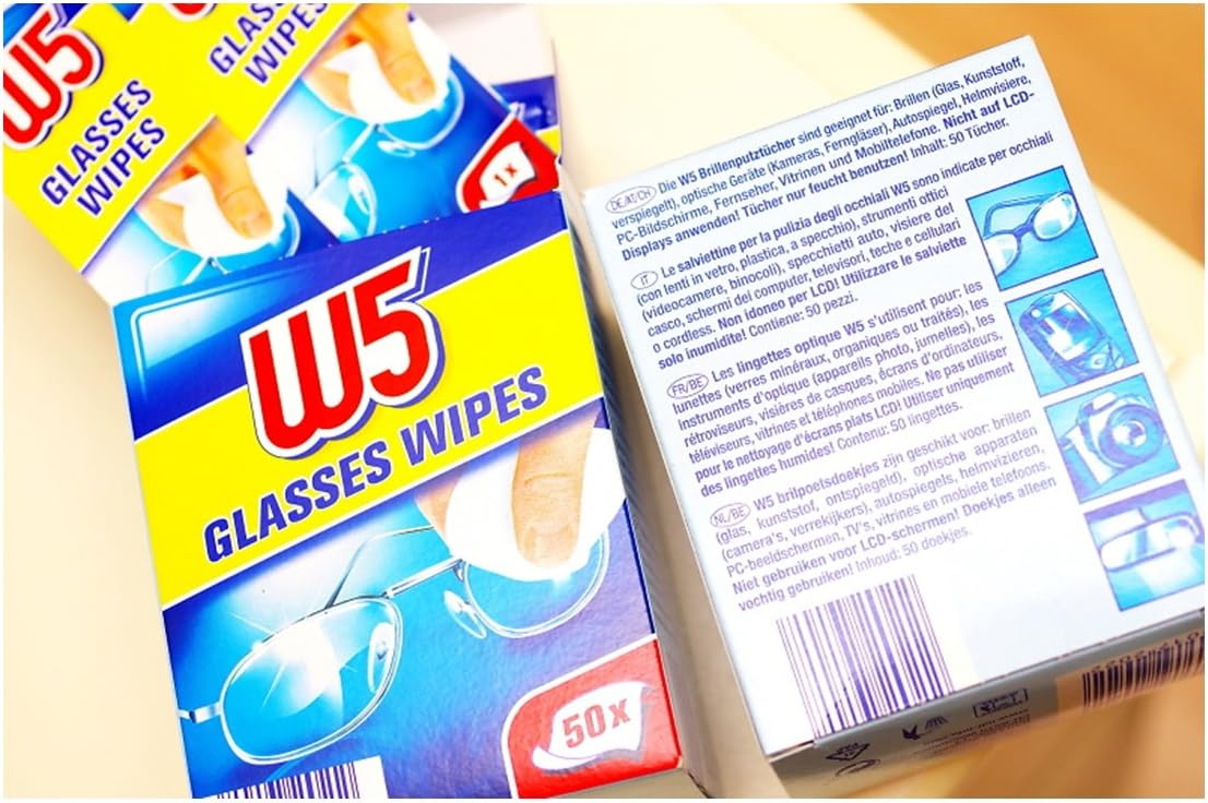 100 CLEANING WIPES Suitable to Clean glasses, cameras, binoculars, car mirrors, helmet visors, computer screens, televisions - Image 3
