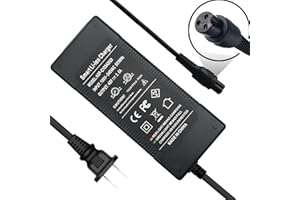 AMPOWSURE 42V Charger 3 Prong Fast Smart 2A for 36V Pocket Mod, Sports Mod Lithium Battery Universal Replacement for 36 Volt Electrical Device