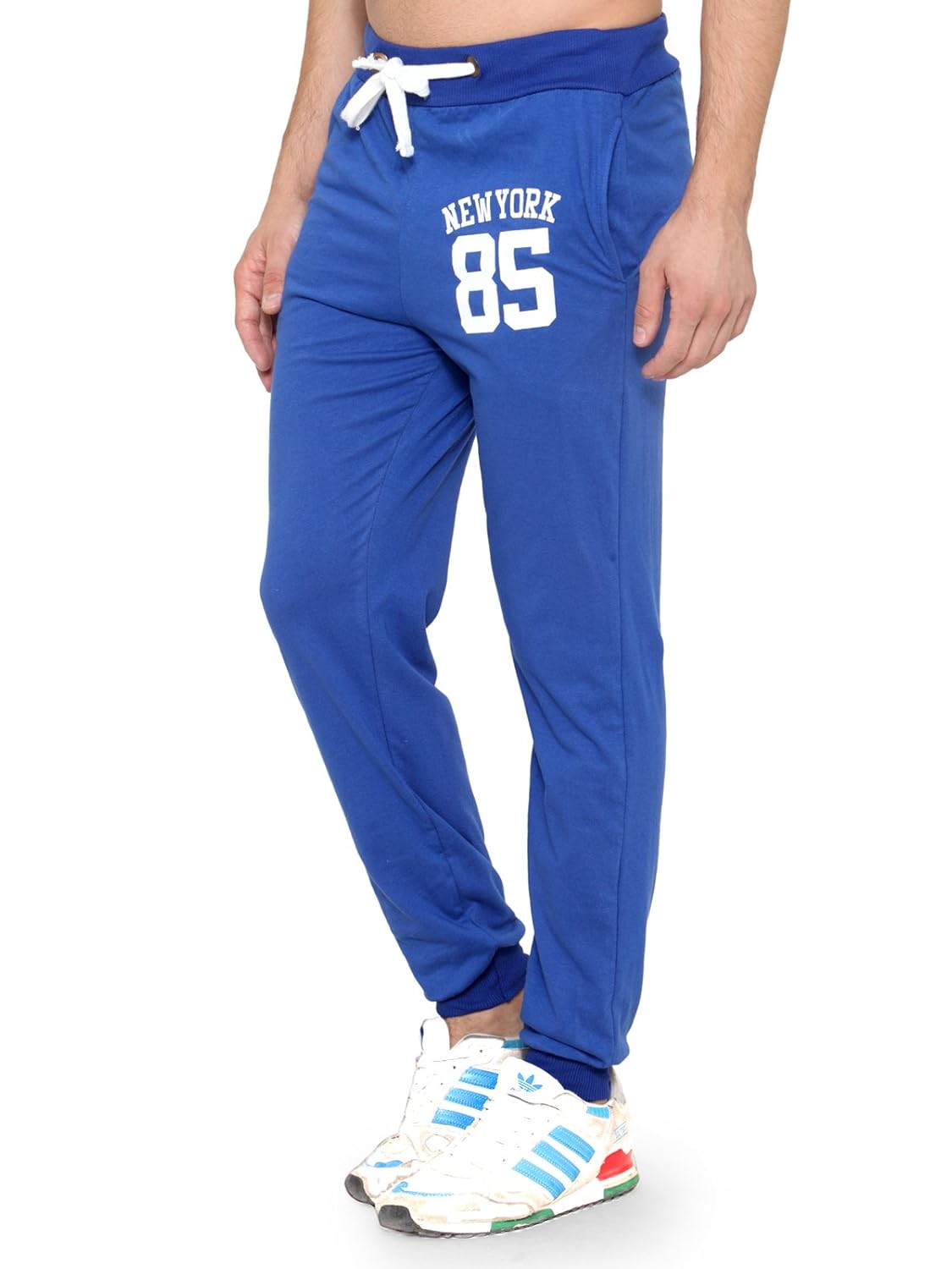 feed up men's printed cotton trackpants