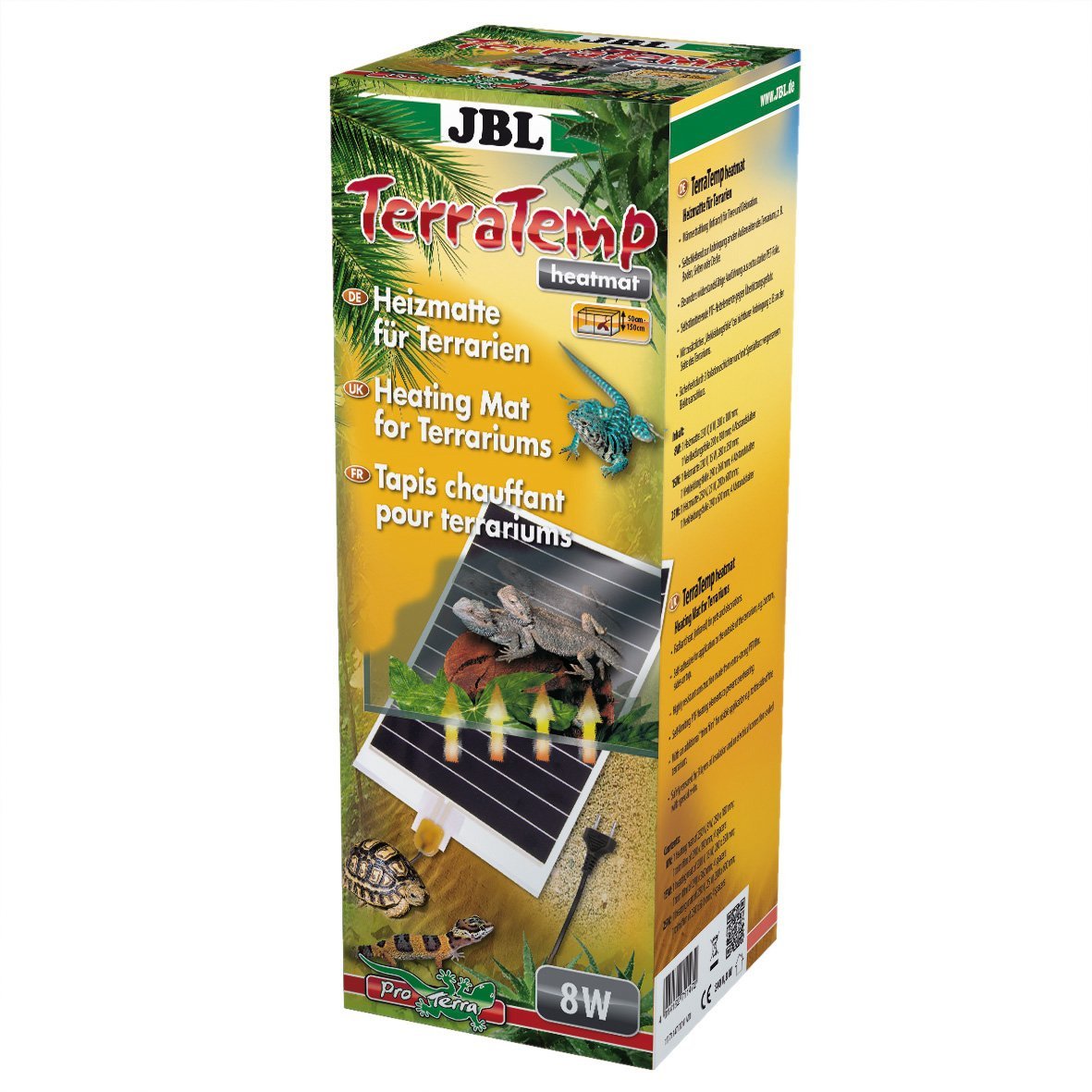 JBL TerraTemp heatmat 71147 8 W 280 x 180 mm Terrarium Heating Mat