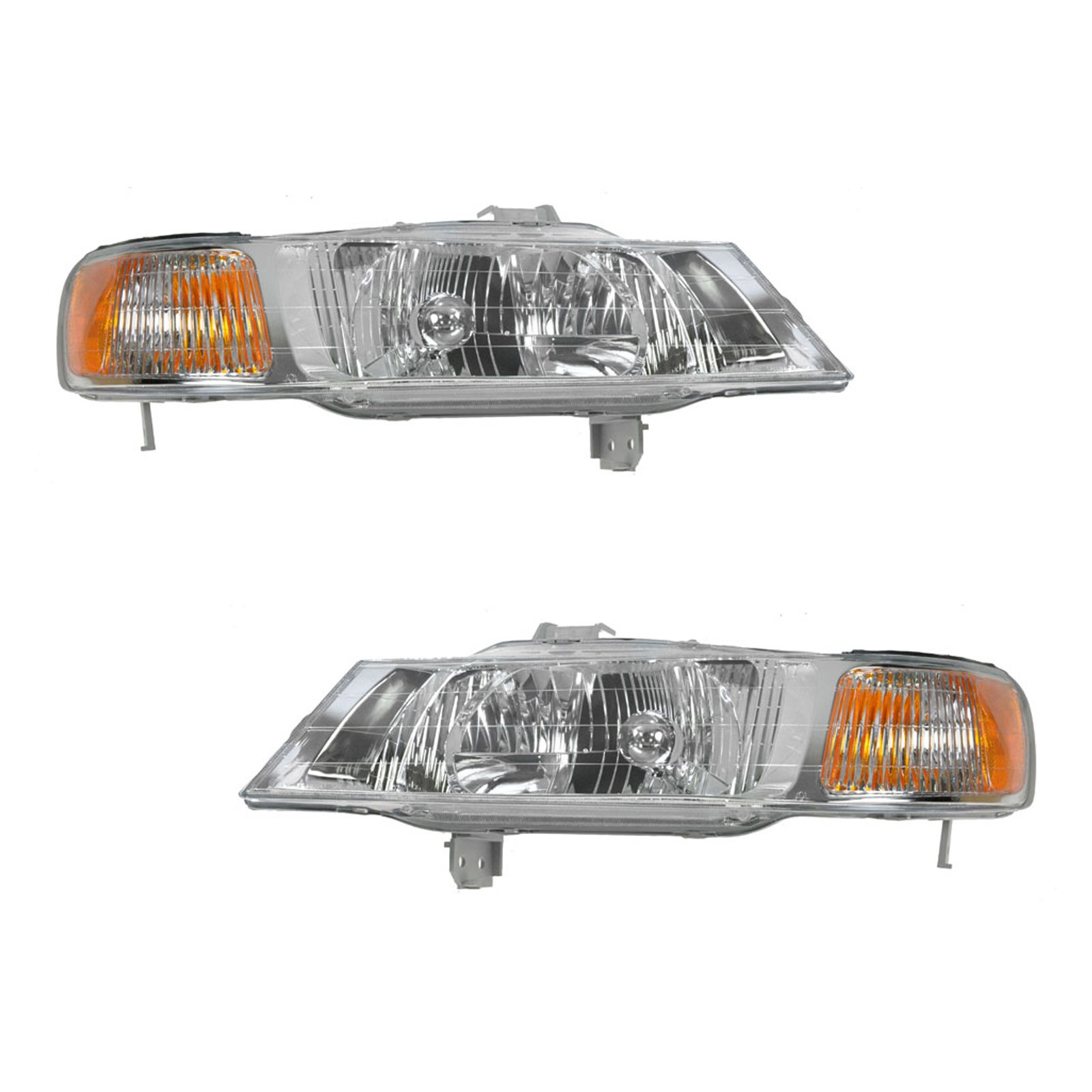 Headlights Headlamps Left & Right Pair Set for 99-04 Honda Odyssey