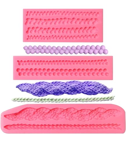 Whipped Cream Decoration Molds Lambeth Cake Border Fondant Molds - Silicone Whipped Cream Design For Baking Decorating Silicone Fondant Molds