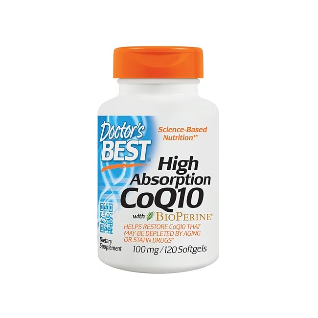 Doctor's Best High Absorption CoQ10 with BioPe...