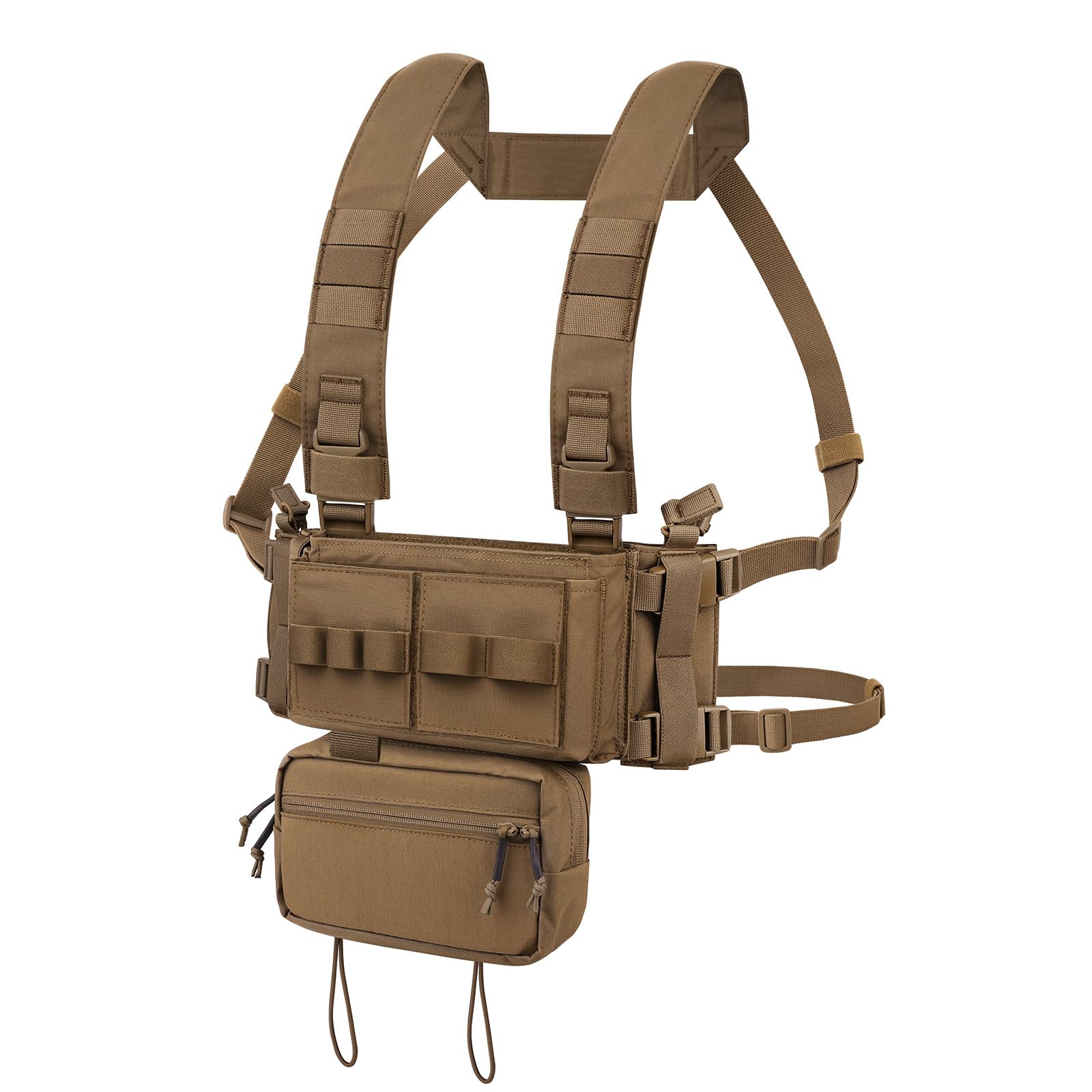 KRYDEX GEAR MK3 Chest Rig with Magazine Pouch (Coyote Brown)