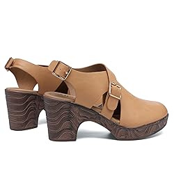 Altxic Women's Comfy Low Block Chunky Heels Sandals