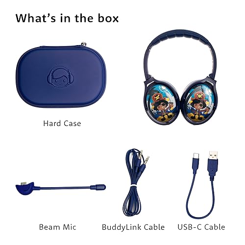 BuddyPhones Cosmos+ Active Noise Cancelling Bluetooth Kids