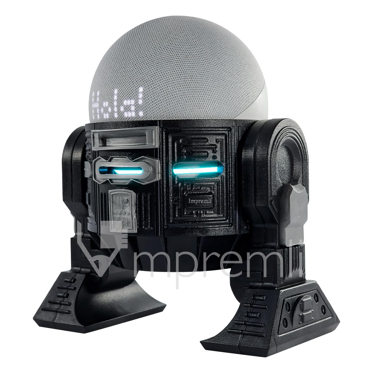Photo 1 of Android Rus-T1 Stand Speaker Compatible with Alexa Echo Dot 3 Gen, 4 Gen, 5 Gen, HomePod Mini, Google Home Mini/Nest Mini y genericos (Black/Grey)