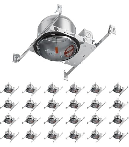 Halo H2750ICAT LED Flachbau-Einbauleuchte – Für IC-zugelassene LED-Module, 6 Zoll, Air-Tite