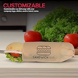 Stock Your Home 12 x 12 Grease Proof Deli Wrappers