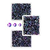 qiipii Purple Rose AB Resin Rhinestones for