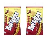 Sweet & Sour Filled Licorice Twists Candy, Cherry