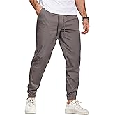 COOFANDY Men's Cotton Drawstring Jogger Pants
