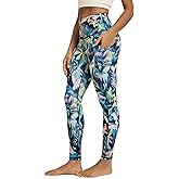 ODODOS Women's High Waisted Yoga Leggings with Pockets, Tummy Control Non See Through Workout Athletic Running Yoga Pants