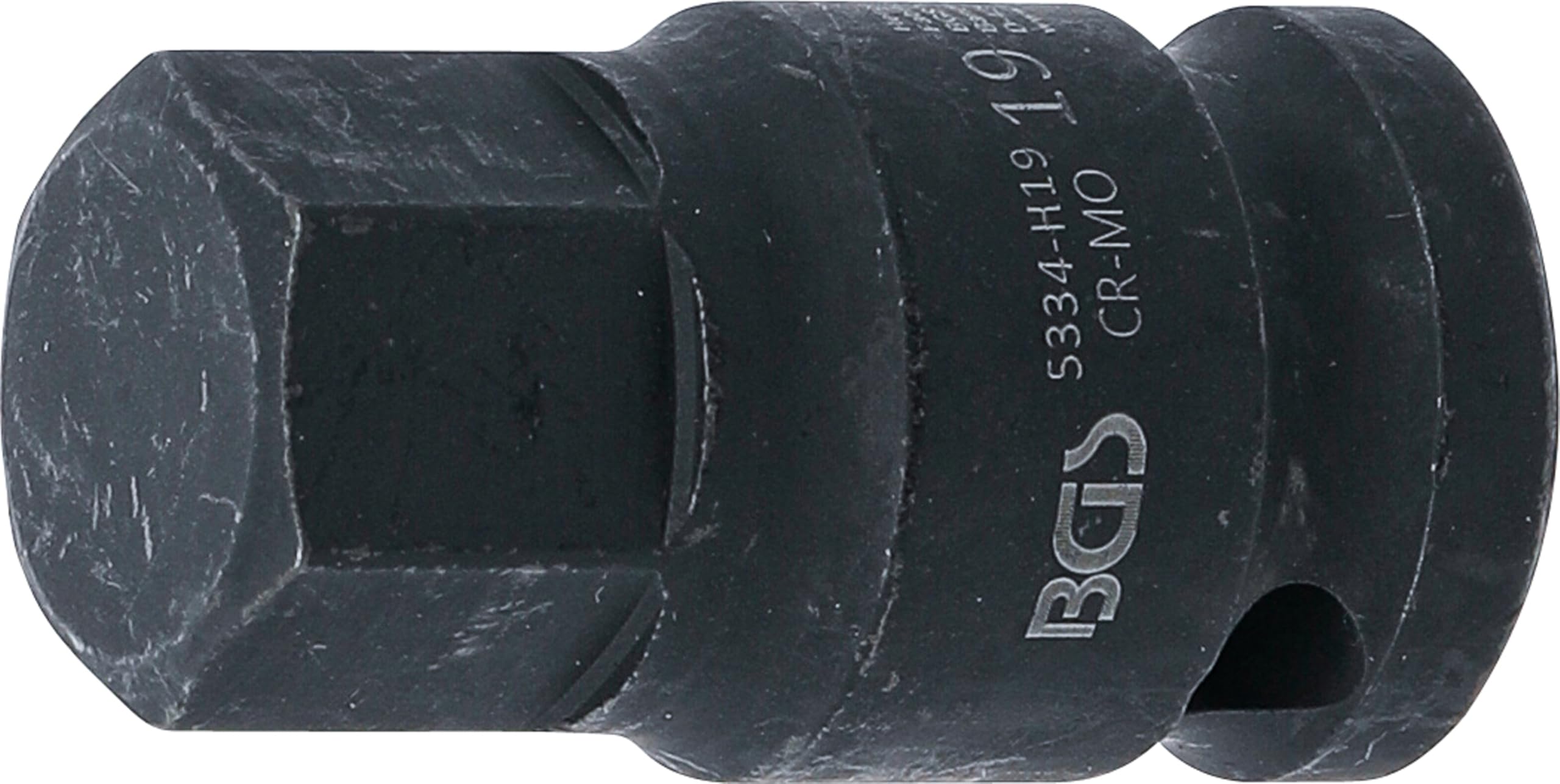 BGS 5334-H19 | Impact Bit Socket | length 42 mm | 12.5 mm (1/2") Drive | Internal Hexagon 19 mm