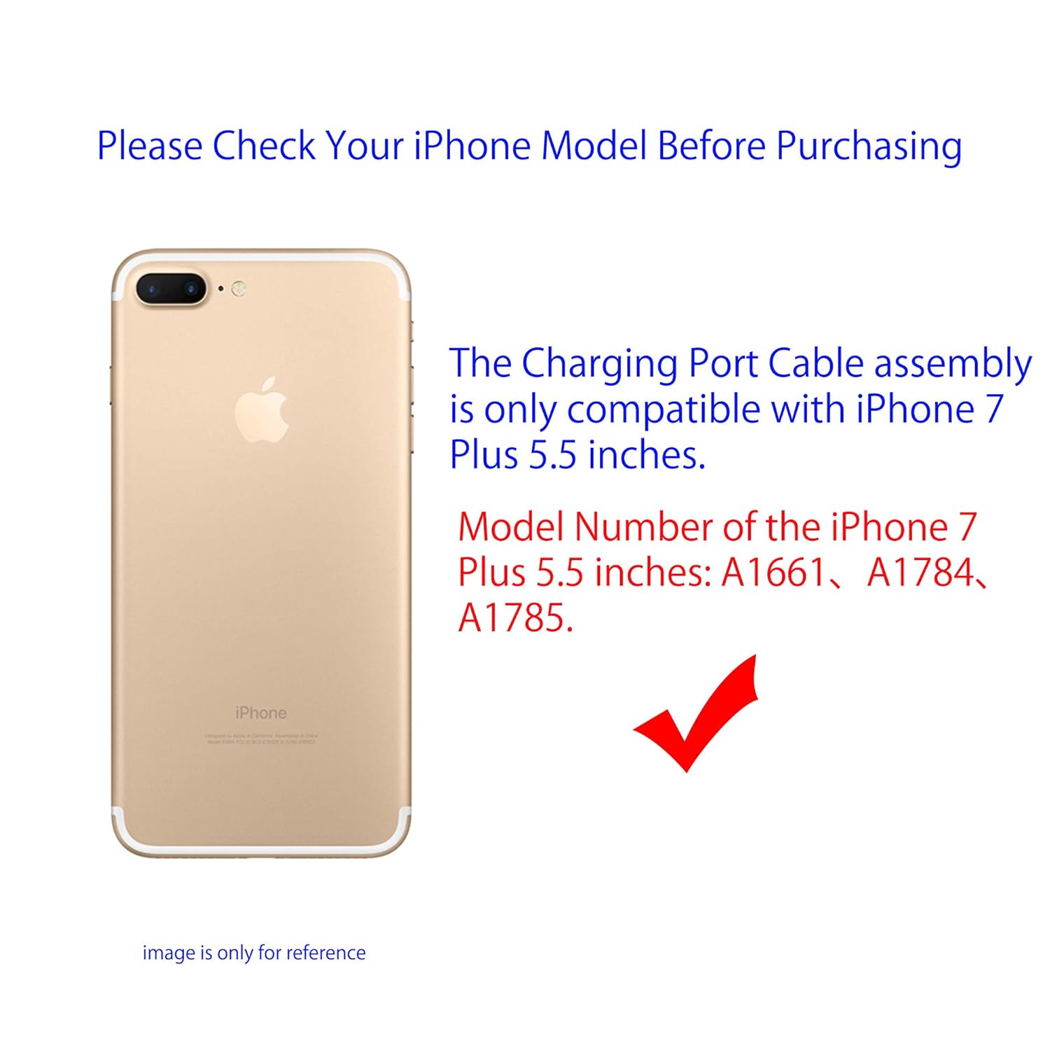 doer charging port usb dock flex cable with microphone and signal antenna for iphone 7 plus 5 5 black accessories electronics uni tankers dk