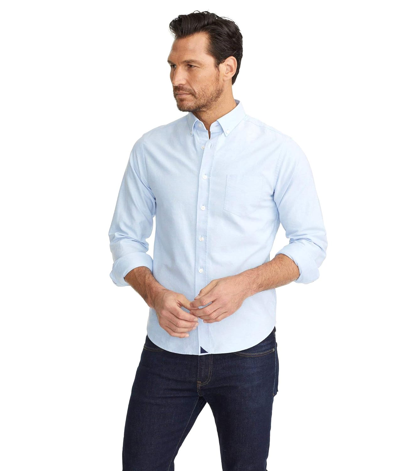Buy UNTUCKit Rioja Untucked Shirt for Men, Long Sleeve, Light Blue