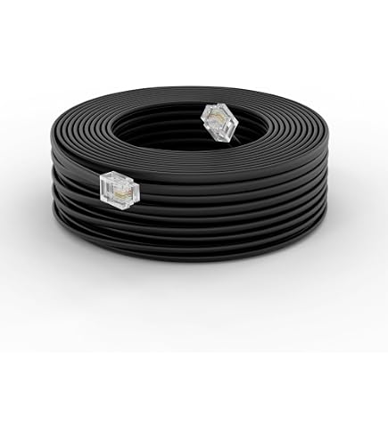 Vthahaby 20 Feet Long Telephone Extension Cord Phone Cable