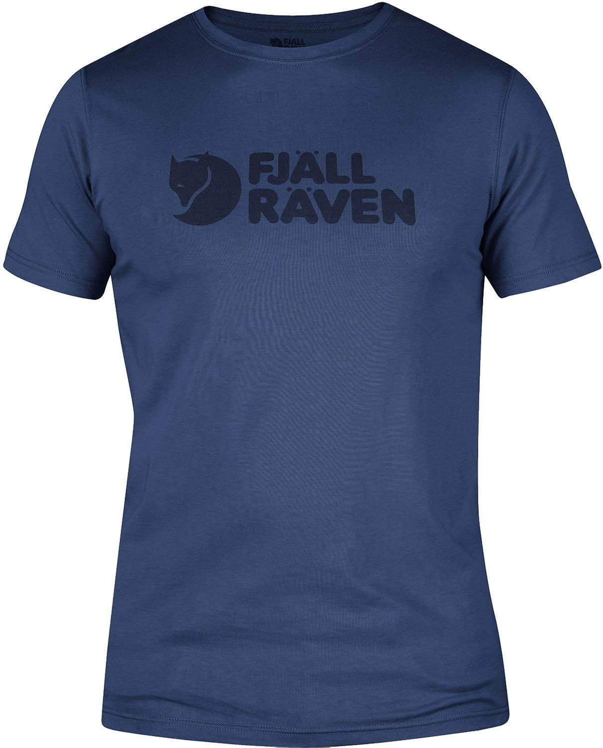 Fjallraven Men's Logo TShirt, Deep Blue, XL Amazon.co.uk Clothing