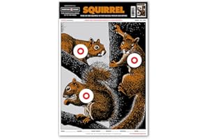 Thompson Target Life Size Squirrel Premium Paper Hunting Shooting Targets for Range Training - Made in The USA