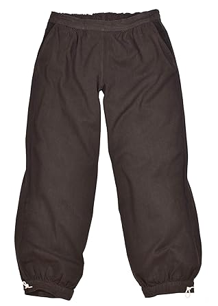 Battle-Merchant Mittelalter-Hose weit, Hermann, Natur/Braun/Schwarz, S-XXL, LARP-Hose