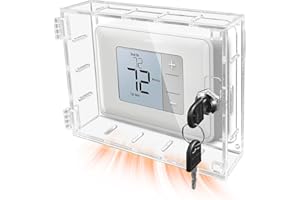 Groword Large Thermostat Lock Box Cover with Key - Fits Honeywell & Other Thermostats Up to 6.7" H x 5.12" W