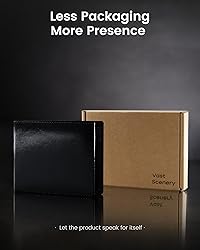 Genuine Leather Wallet for Men - Top Grain & RFID