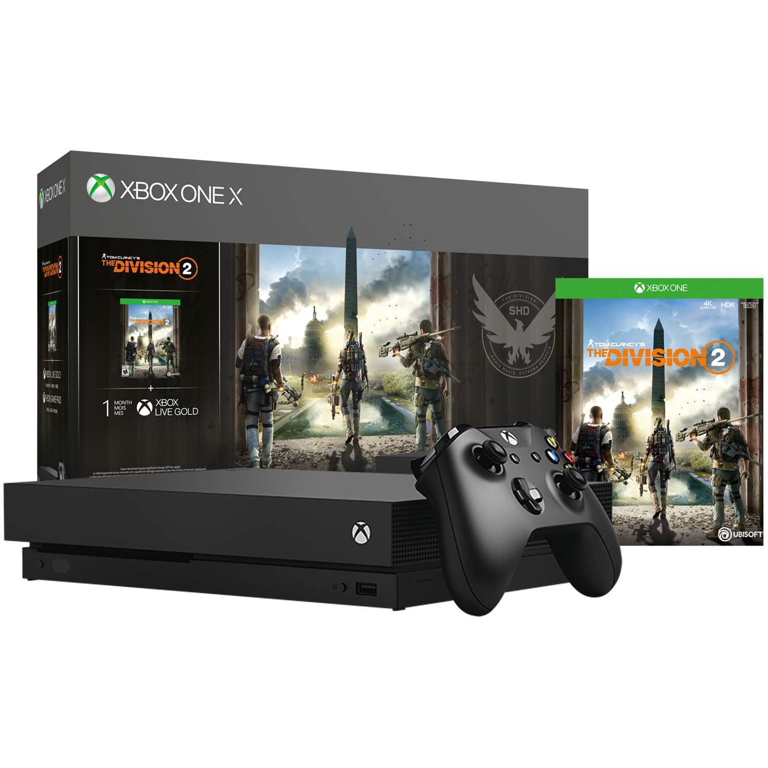 Xbox One X 1TB Console Tom Clancy's The Division Bundle (Discontinued)