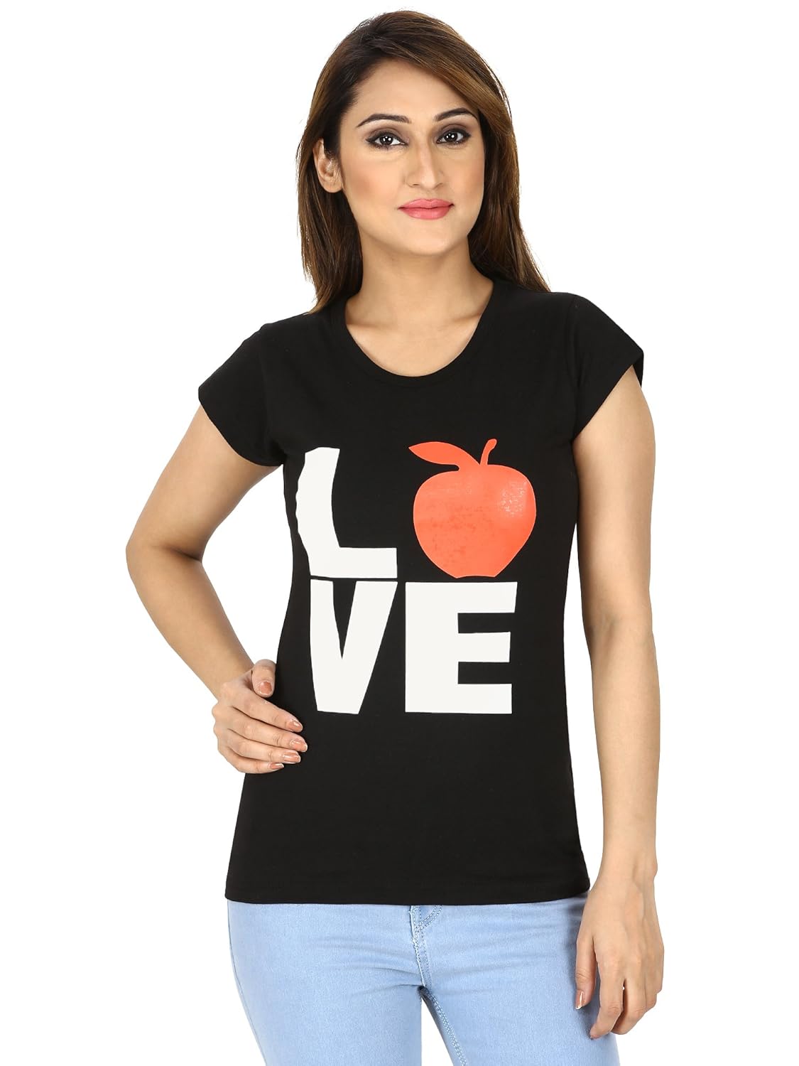 harry & sally women round neck t-shirt combo (pack of 2)