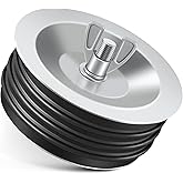 Dreyoo 1 Pcs 4 Inch End of Pipe Gripper Mechanical Plug, Steel Drain Pipe Cover with Galvanized Screw and Wing Nut for Outdoo