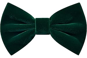 Branduce Velvet Bow Ties for Men Adjustable Pre-tie Bowtie Tuxedo Bowties for Wedding