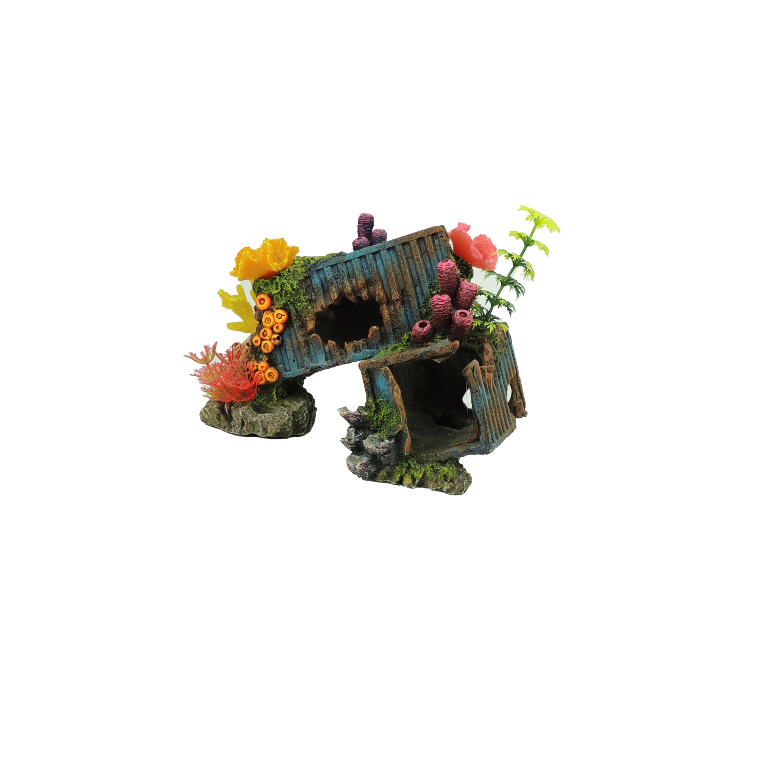 CLASSIC Containers with Corals with plants 225x150x150mm