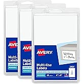 Avery Removable Labels, 4" x 6" Blank Labels, Laser/Inkjet Printable, 40 per Pack, 3 Packs, 120 Total (5454)