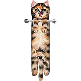 DaisyJoy Cat Funny Hand Towels for Bathroom Kitchen- Cute Decorative Kitten Decor Hanging Face Towels- Unique Housewarming Valentines Mothers Birthday Gifts for Women Mom Cat Lovers