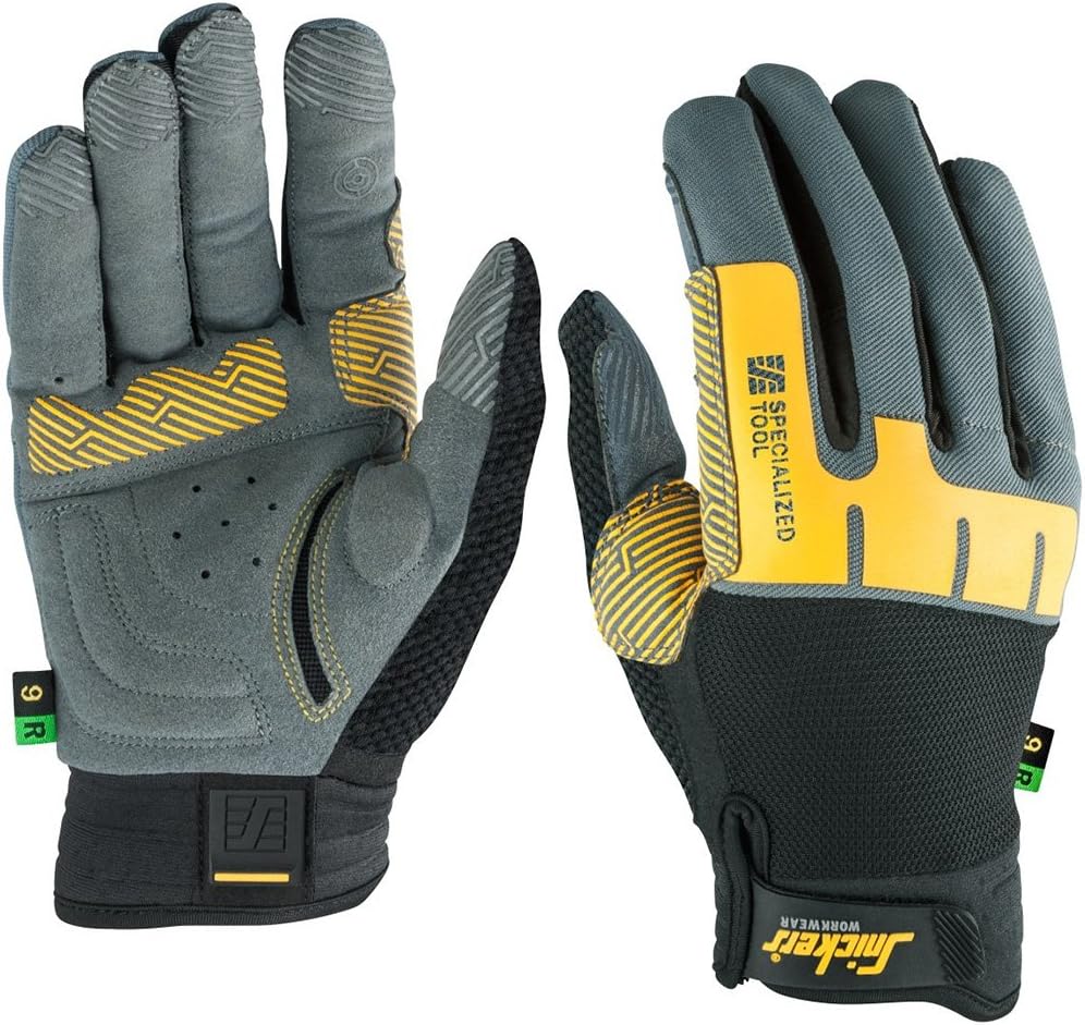 Snickers 95984804011 Size 11 "Specialized Tool" Right Glove - Grey/Black, Size 11 (Pack of 1)