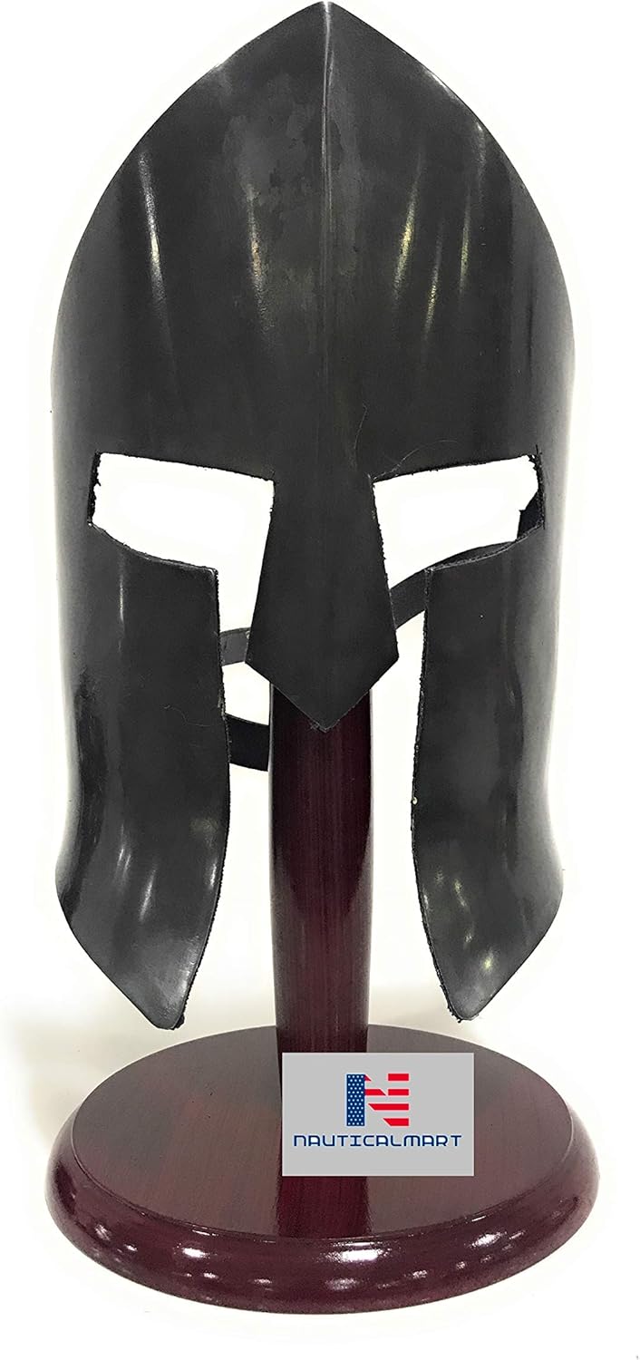 NauticalMart Armour Helmet Ancient 300 Spartan Costume - Antique Finish : Sports & Outdoors