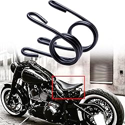 Custom Motorcycle Black Pair 2" Scissor Clip Type