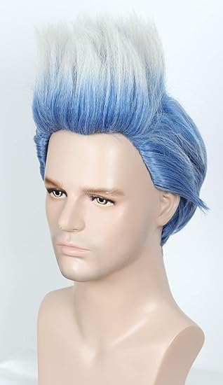blue costume wigs