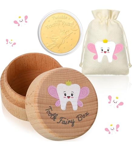 Almohada De Hada De Dientes Con Bolsillo Para Niñas Y