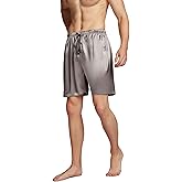 SIHA Men's Satin Pajama Boxer Shorts with Elastic Waistband, Pants S-4XL